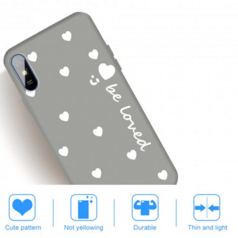 Θήκη Xiaomi Redmi 9A Silicone Heart Be Loved