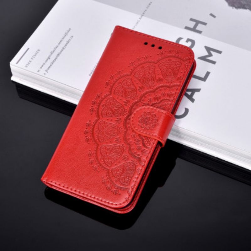 δερματινη θηκη Xiaomi Redmi Note 10 Pro Coral Mandala