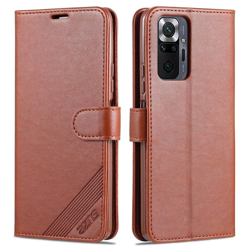 Κάλυμμα Xiaomi Redmi Note 10 Pro Azns Faux Leather