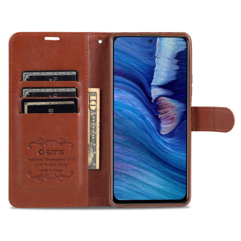 Κάλυμμα Xiaomi Redmi Note 10 Pro Azns Faux Leather