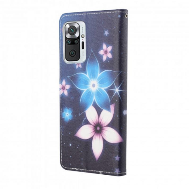 Κάλυμμα Xiaomi Redmi Note 10 Pro με κορδονι Lunar Strap Flowers