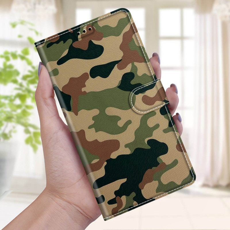 Κάλυμμα Xiaomi Redmi Note 10 Pro με κορδονι Στρατιωτικό Καμουφλάζ Strappy