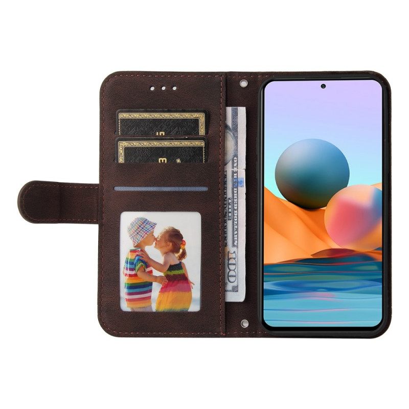 Κάλυμμα Xiaomi Redmi Note 10 Pro Πριτσίνι Και Λουράκι Από Απομίμηση Δέρματος