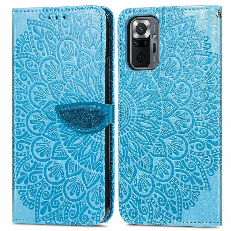 Θήκη Flip Xiaomi Redmi Note 10 Pro Φύλλα Φυλής