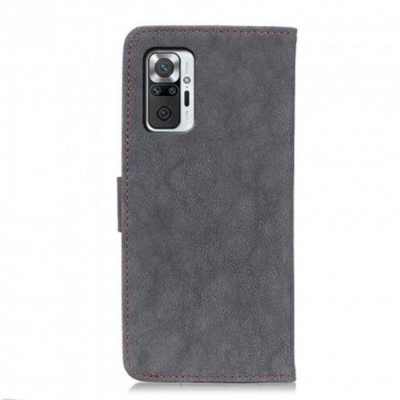 Θήκη Flip Xiaomi Redmi Note 10 Pro Khazneh Retro Split Leather