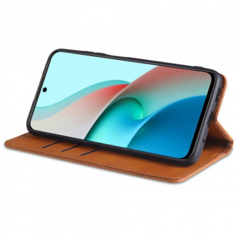 θηκη κινητου Xiaomi Redmi Note 10 Pro Θήκη Flip Δερμάτινο Στυλ Azns