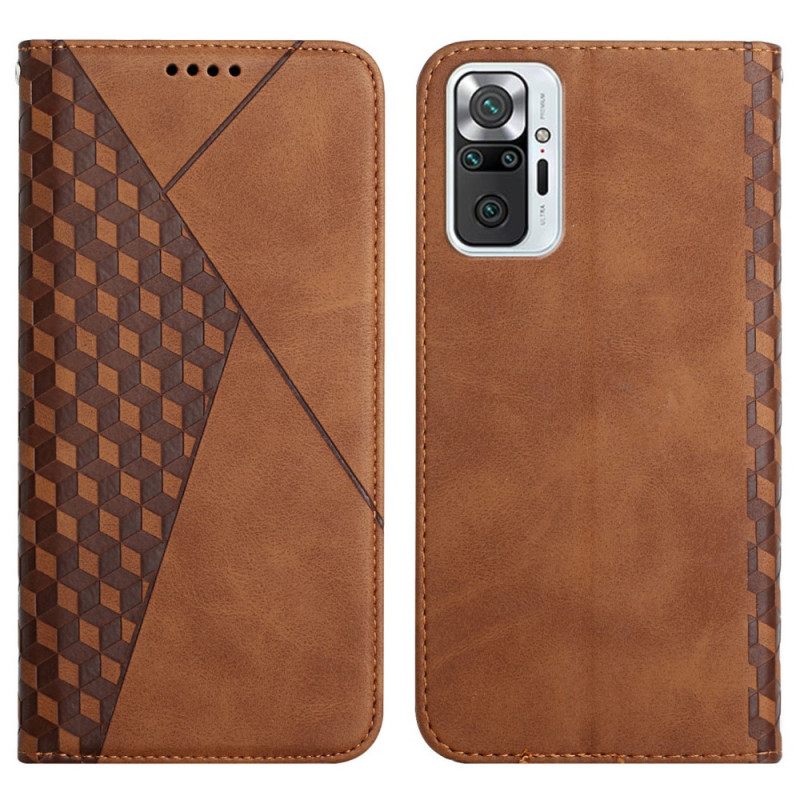 θηκη κινητου Xiaomi Redmi Note 10 Pro Θήκη Flip Geo Leather Effect