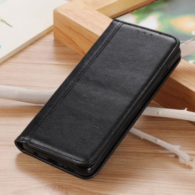 θηκη κινητου Xiaomi Redmi Note 10 Pro Θήκη Flip Litchi Split Leather