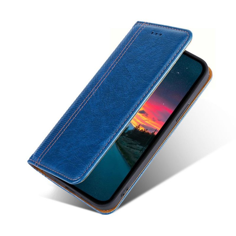 θηκη κινητου Xiaomi Redmi Note 10 Pro Θήκη Flip Litchi Split Leather Rattch