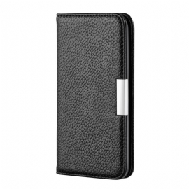 θηκη κινητου Xiaomi Redmi Note 10 Pro Θήκη Flip Litchi Ultra Chic Faux Leather