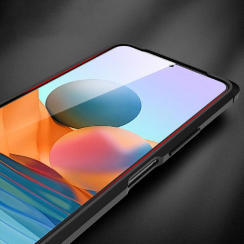 Θήκη Xiaomi Redmi Note 10 Pro Δερμάτινο Εφέ Litchi Διπλής Γραμμής