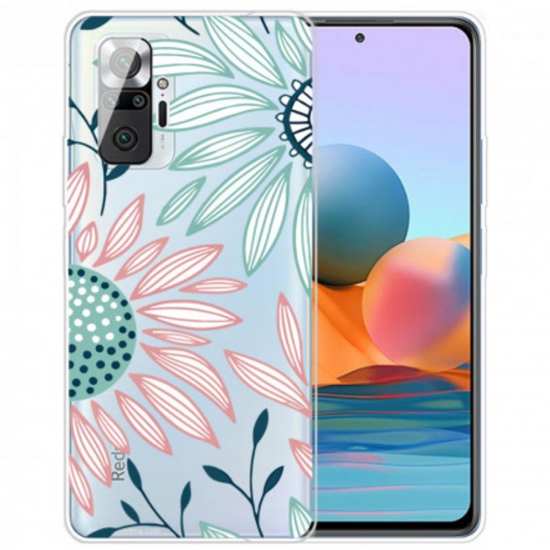 Θήκη Xiaomi Redmi Note 10 Pro Διαφανές Ένα Λουλούδι