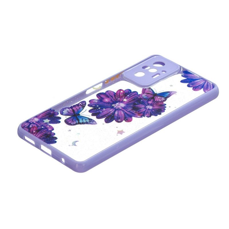 Θήκη Xiaomi Redmi Note 10 Pro Floral Butterfly Hybrid