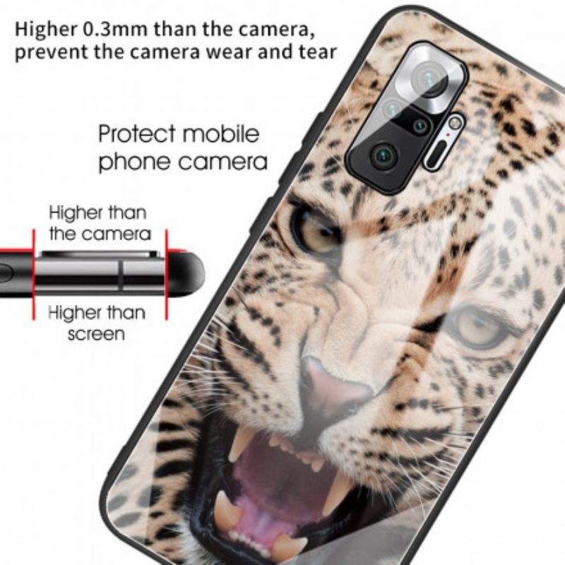 Θήκη Xiaomi Redmi Note 10 Pro Leopard Tempered Glass