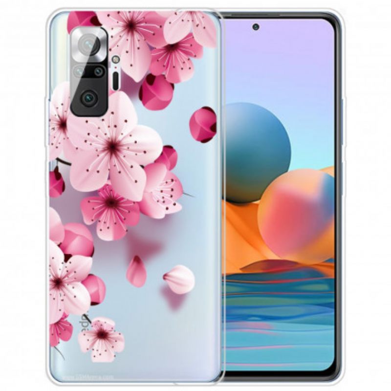 Θήκη Xiaomi Redmi Note 10 Pro Μικρά Ροζ Λουλούδια