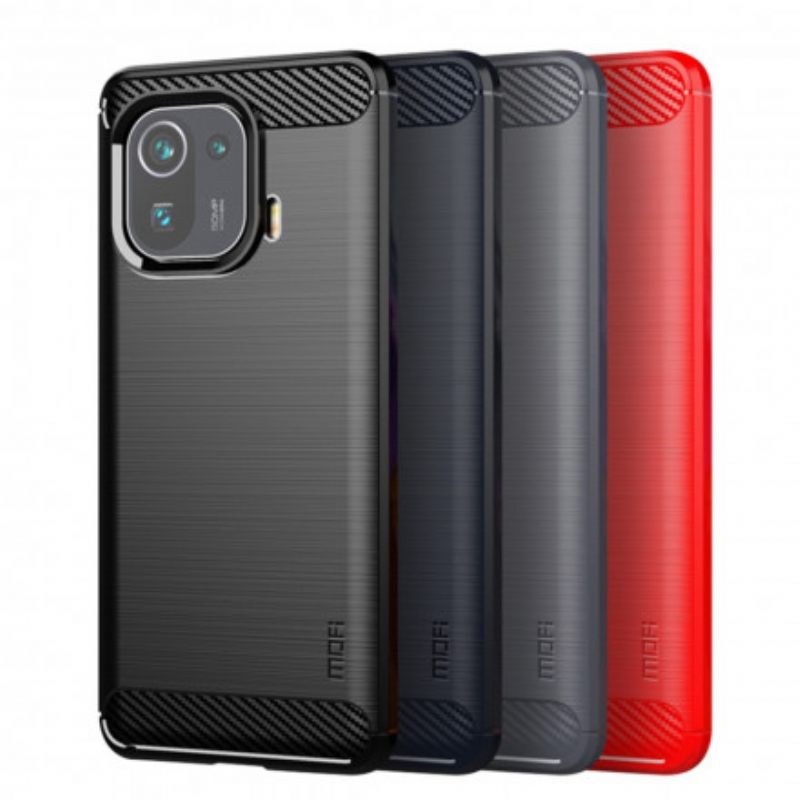 Θήκη Xiaomi Mi 11 Pro Mofi Brushed Carbon Fiber