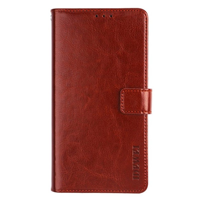 Κάλυμμα OnePlus 10 Pro 5G Idewei Leather Style