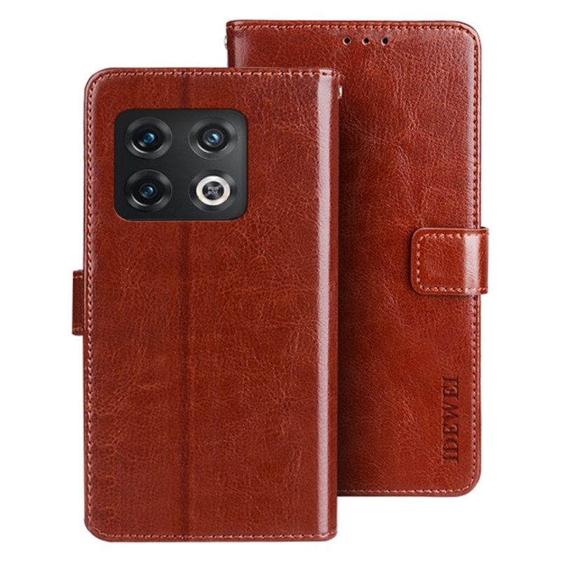 Κάλυμμα OnePlus 10 Pro 5G Idewei Leather Style