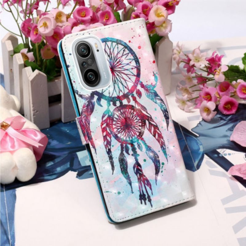 δερματινη θηκη Xiaomi Mi 11i 5G / Poco F3 Ακουαρέλα Dream Catcher