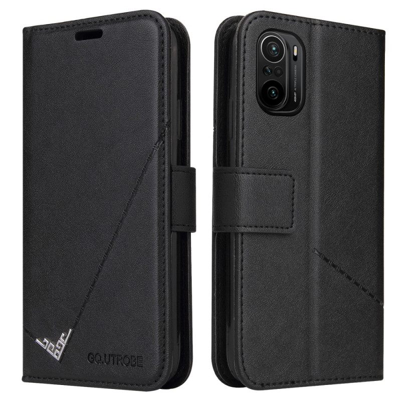 Κάλυμμα Xiaomi Mi 11i 5G / Poco F3 Faux Leather Gq.utrobe