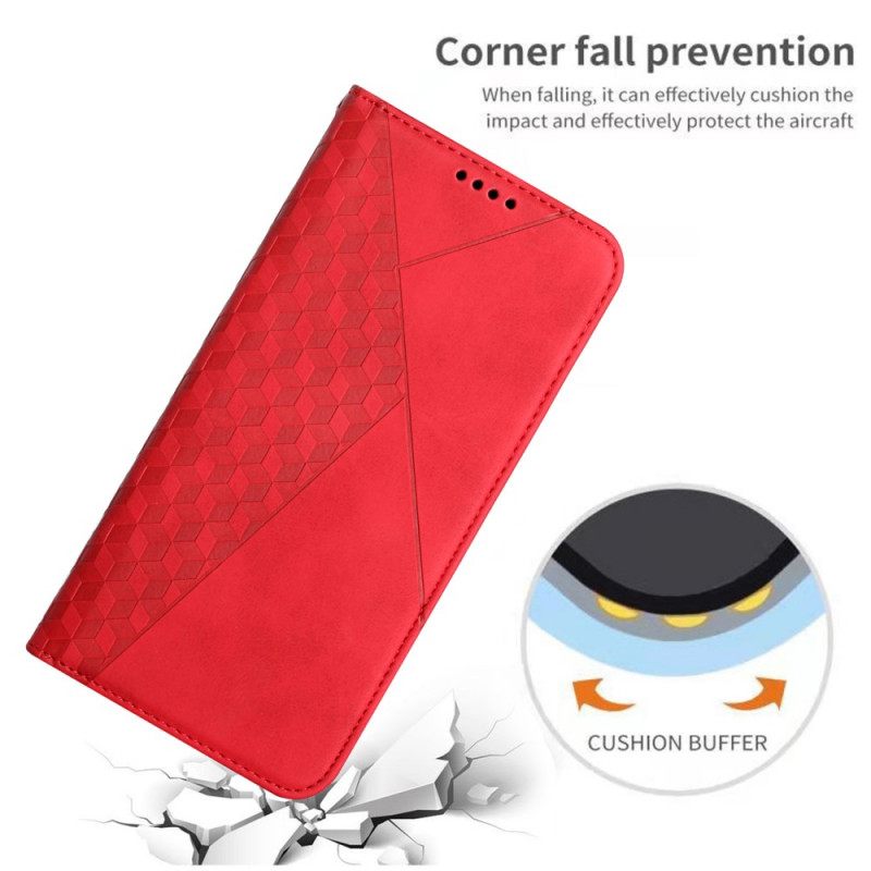 θηκη κινητου Xiaomi Mi 11i 5G / Poco F3 Θήκη Flip Εφέ Geo Leather