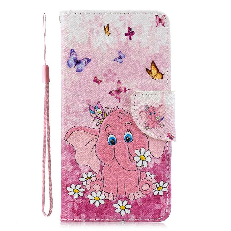 δερματινη θηκη Google Pixel 4 XL Baby Elephant Pink