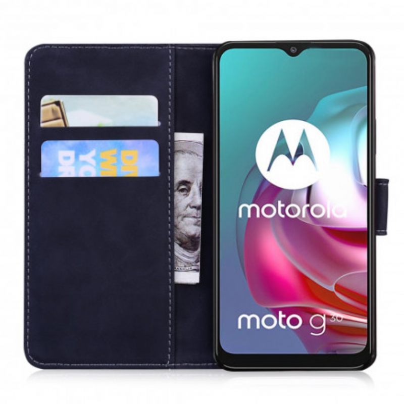 Κάλυμμα Moto G10 / G30 Εκτύπωση Προσώπου Tiger