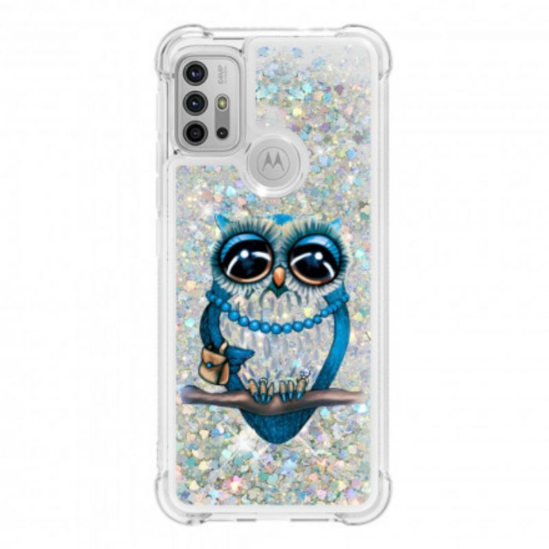 Θήκη Moto G10 / G30 Miss Glitter Owl