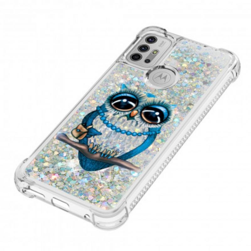 Θήκη Moto G10 / G30 Miss Glitter Owl