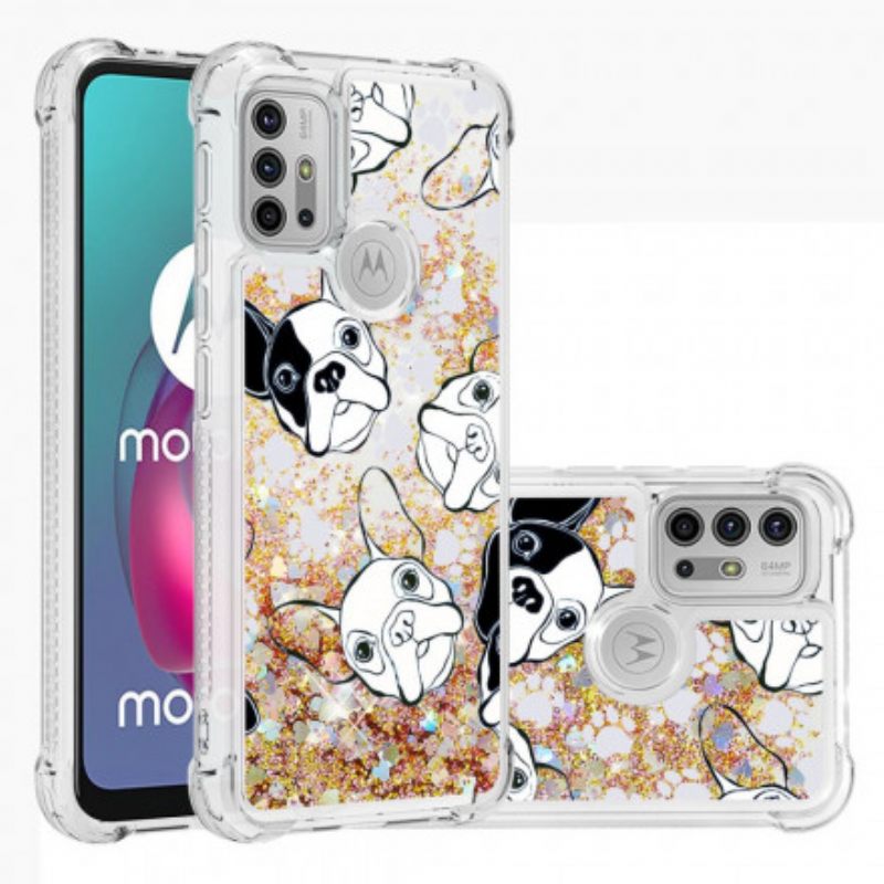 Θήκη Moto G10 / G30 Mr Dog Glitter