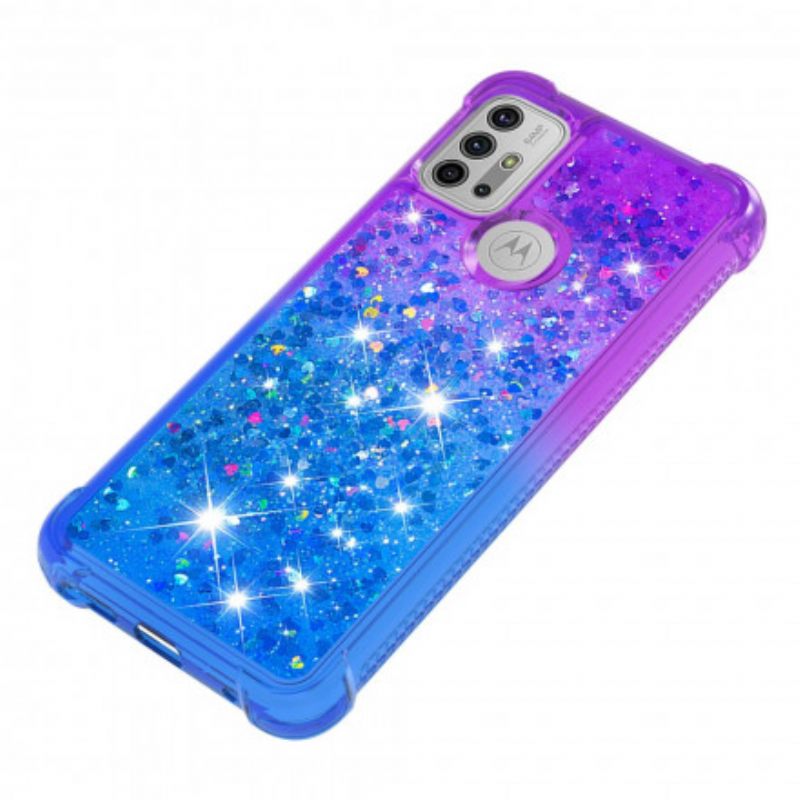 Θήκη Moto G10 / G30 Χρώματα Glitter