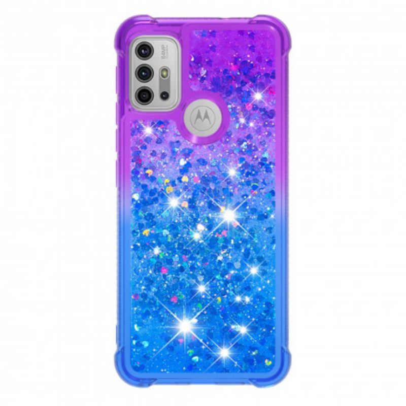 Θήκη Moto G10 / G30 Χρώματα Glitter