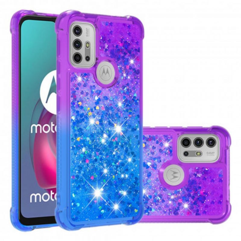 Θήκη Moto G10 / G30 Χρώματα Glitter