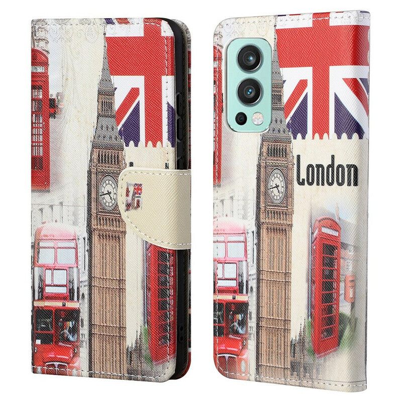 Θήκη Flip OnePlus Nord 2 5G London Life