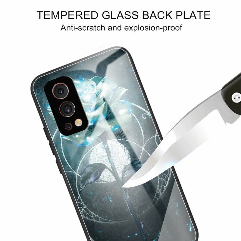 Θήκη OnePlus Nord 2 5G Ροζ Πράσινο Tempered Glass