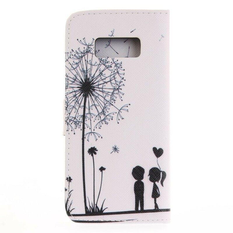 δερματινη θηκη Samsung Galaxy S8 Love Dandelion