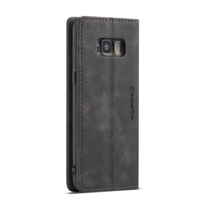 θηκη κινητου Samsung Galaxy S8 Θήκη Flip Caseme Faux Leather