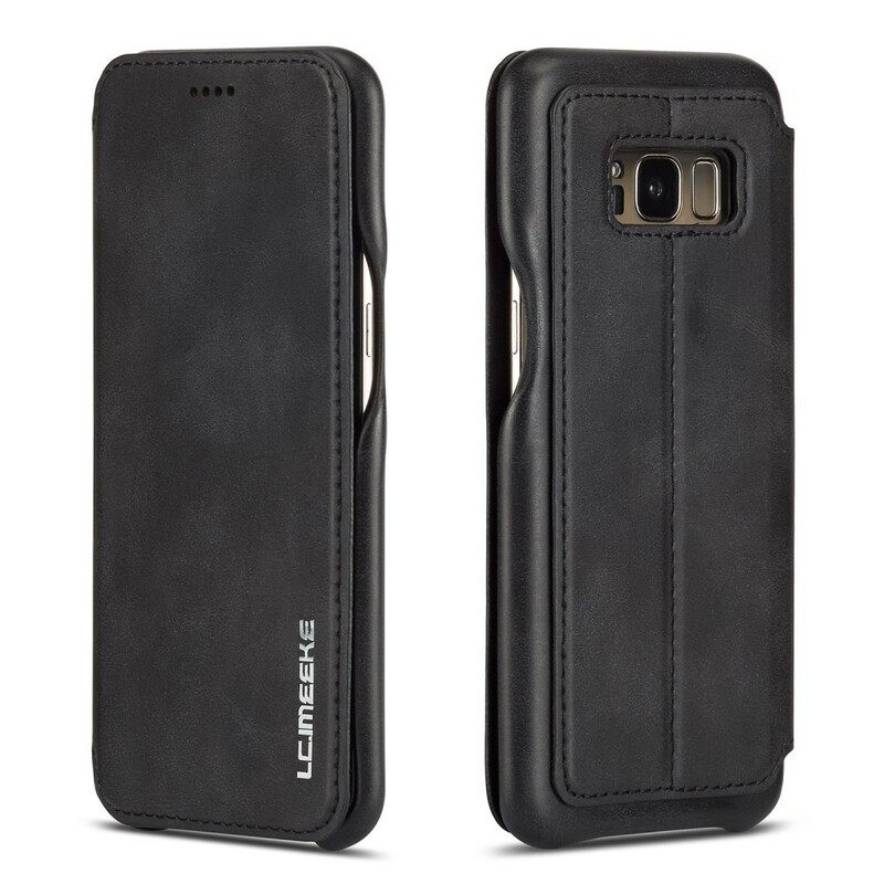 θηκη κινητου Samsung Galaxy S8 Θήκη Flip Lc.imeeke Leather Effect