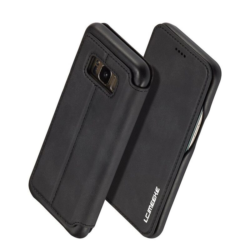 θηκη κινητου Samsung Galaxy S8 Θήκη Flip Lc.imeeke Leather Effect