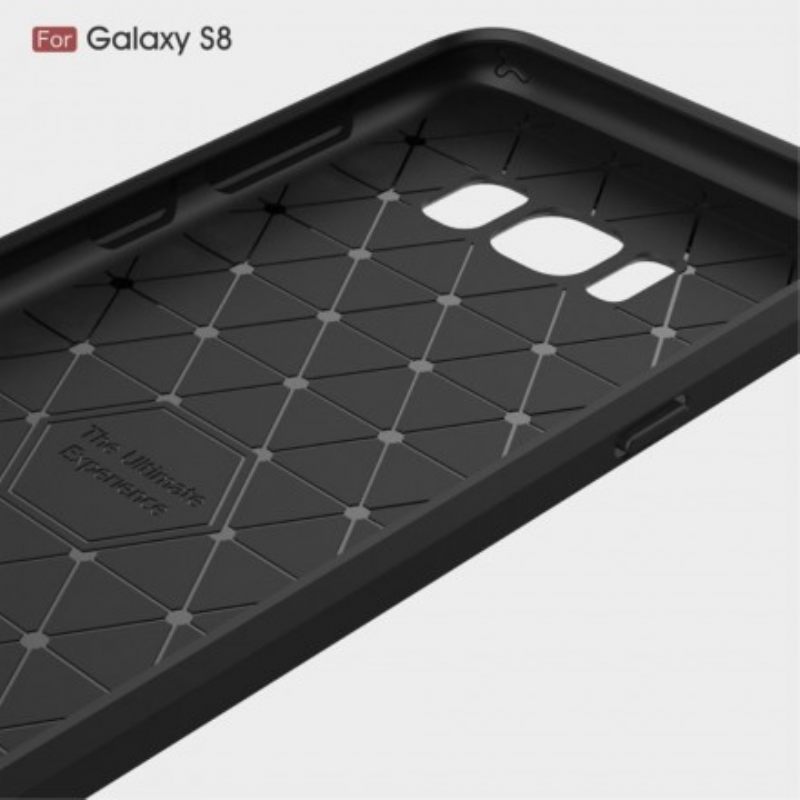 Θήκη Samsung Galaxy S8 Βουρτσισμένη Ίνα Άνθρακα