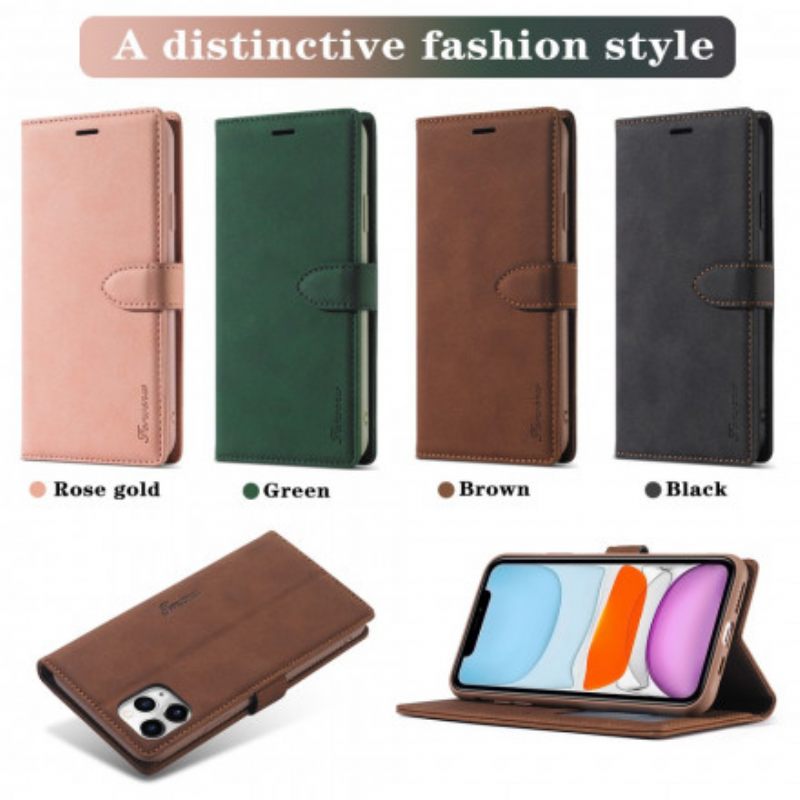 Κάλυμμα iPhone 11 Pro Faux Leather Forwenw