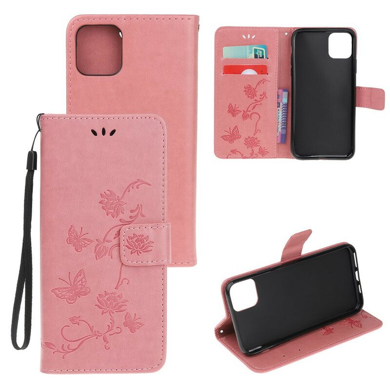 Κάλυμμα iPhone 11 Pro με κορδονι Floral Strappy