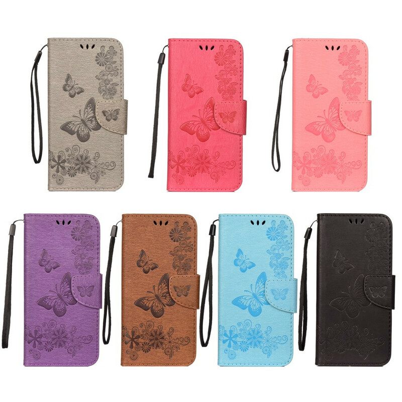 Κάλυμμα iPhone 11 Pro με κορδονι Splendid Strap Butterflies