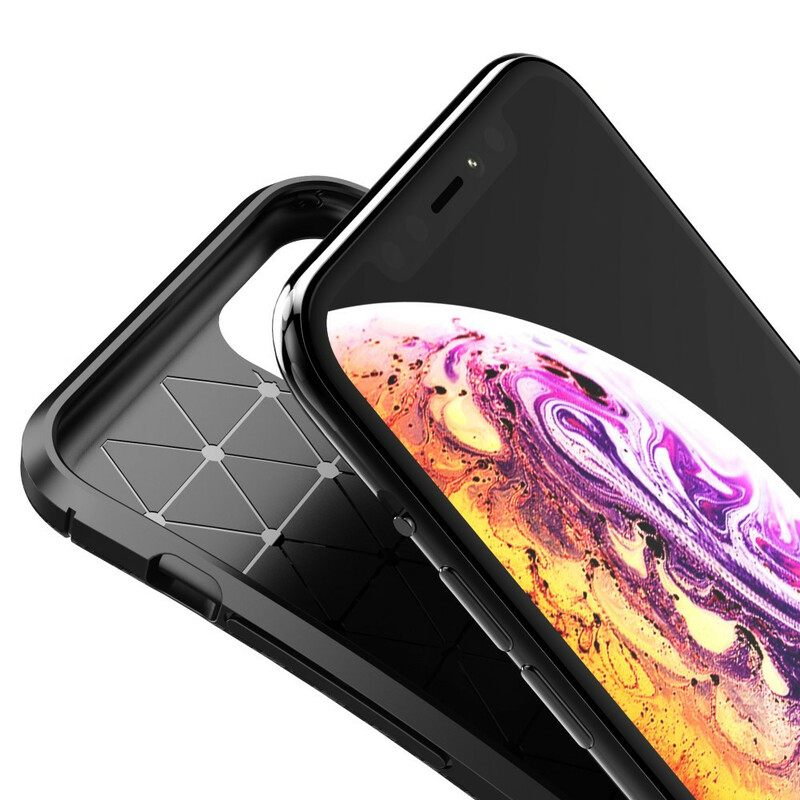 Θήκη iPhone 11 Pro Ευέλικτη Υφή Από Ανθρακονήματα