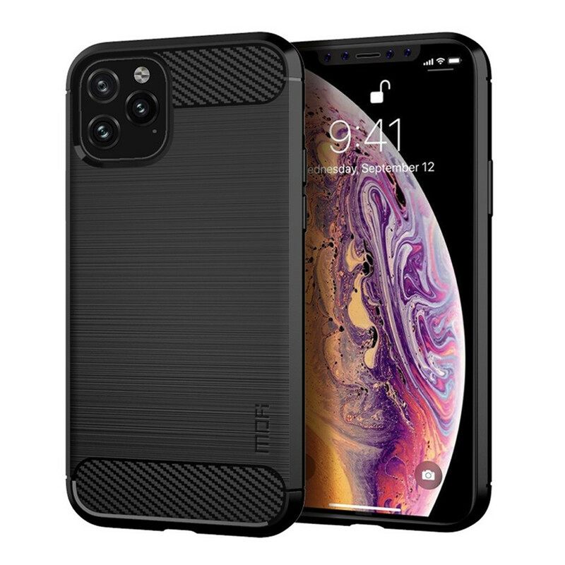 Θήκη iPhone 11 Pro Mofi Brushed Carbon Fiber