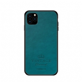 Θήκη iPhone 11 Pro Vintage Δερμάτινο Εφέ Pinwuyo