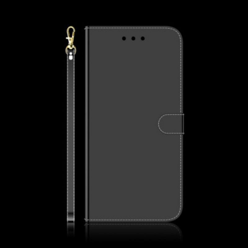 Θήκη Flip OnePlus 8T Κάλυμμα Καθρέφτη Από Συνθετικό Δέρμα