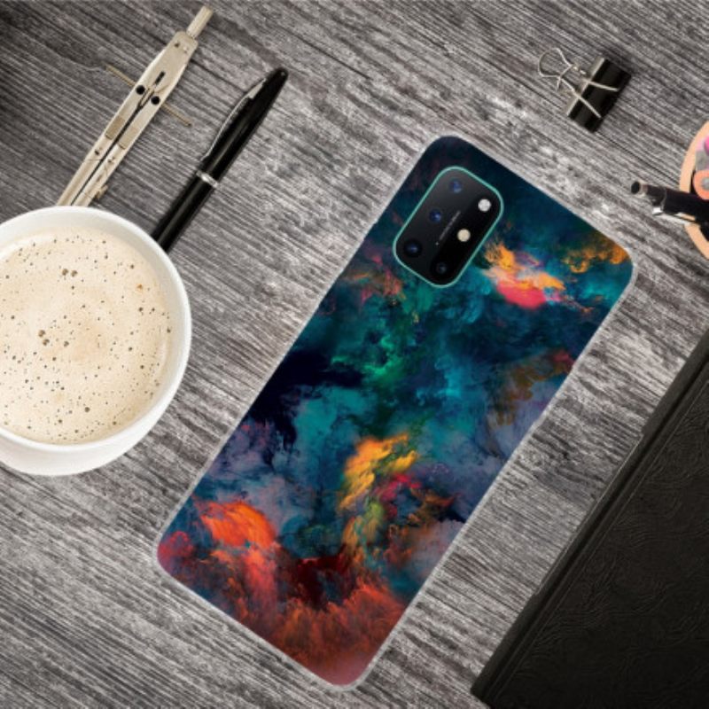 θηκη κινητου OnePlus 8T Έγχρωμα Σύννεφα