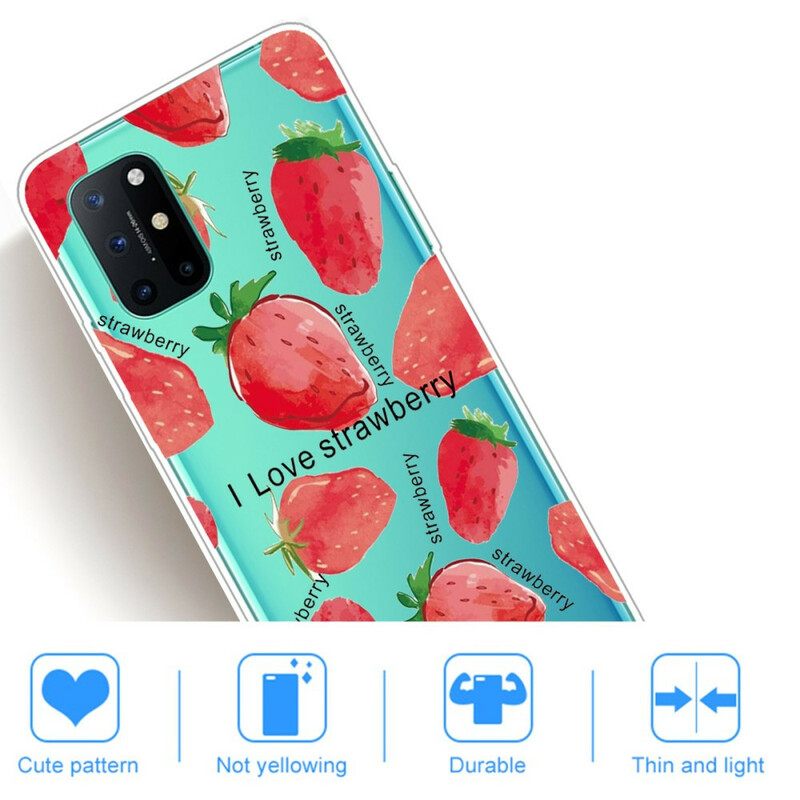 Θήκη OnePlus 8T Φράουλα / I Love Strawberry