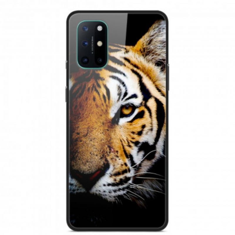 Θήκη OnePlus 8T Ρεαλιστικό Tiger Tempered Glass